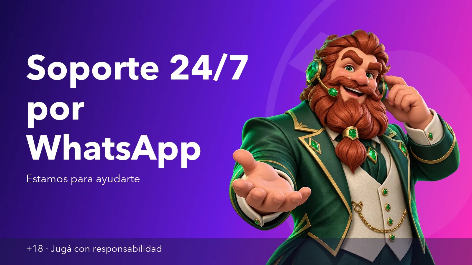 Soporte 24/7 por WhatsApp